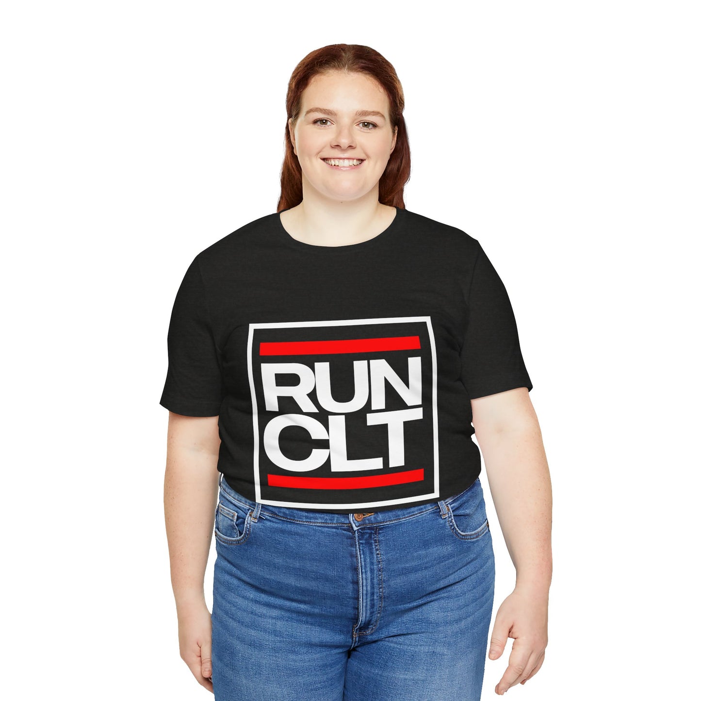 RUN CLT Short Sleeve Unisex Tee - Urban Style Graphic T-Shirt
