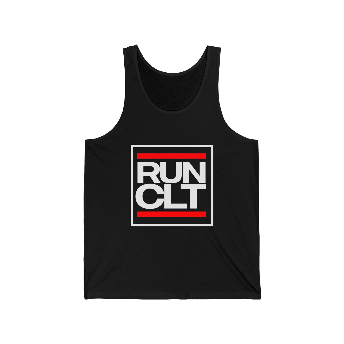 RUN CLT Unisex Jersey Tank - Comfortable Athletic Wear for Runners