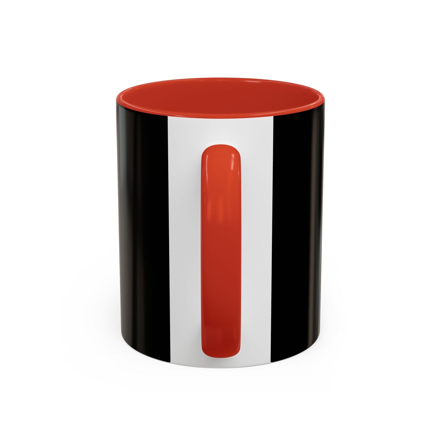 RUN CLT Accent Coffee Mug - Bold Black & Red, Perfect for Coffee Lovers