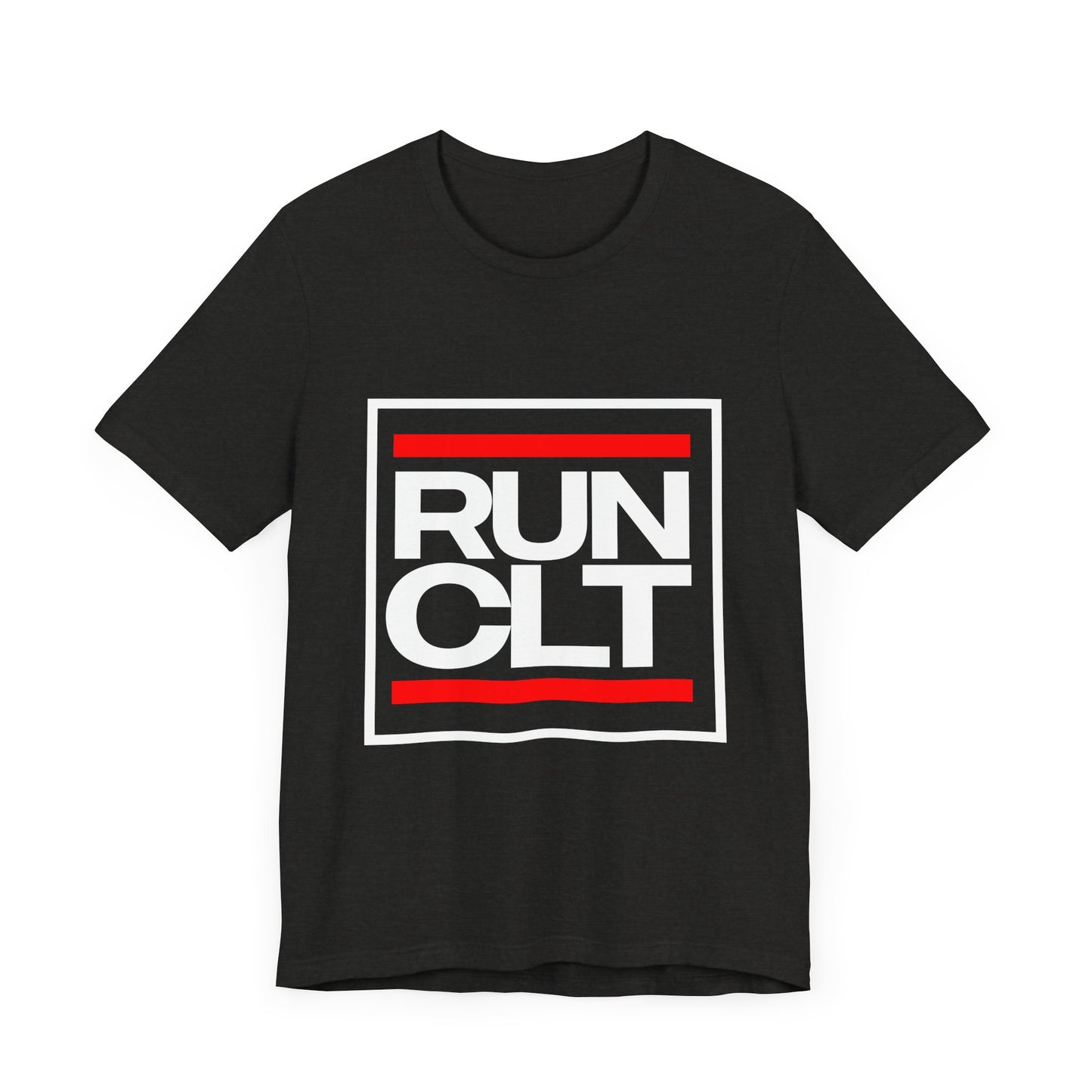 RUN CLT Short Sleeve Unisex Tee - Urban Style Graphic T-Shirt