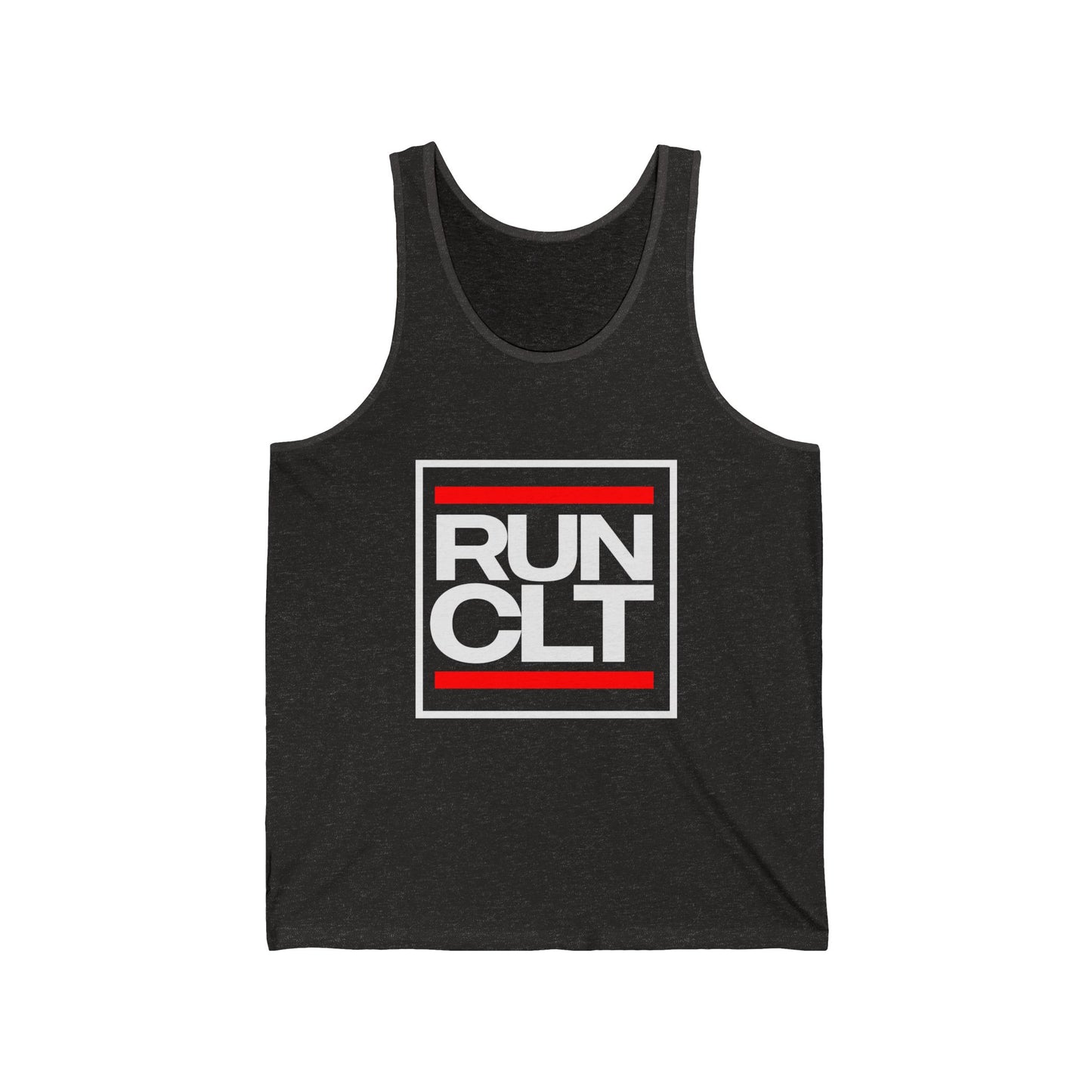 RUN CLT Unisex Jersey Tank - Comfortable Athletic Wear for Runners