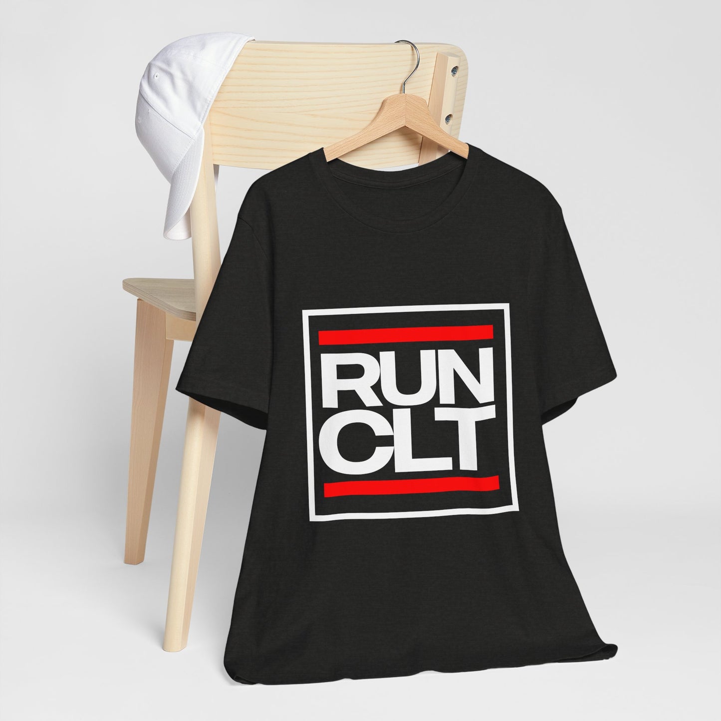 RUN CLT Short Sleeve Unisex Tee - Urban Style Graphic T-Shirt